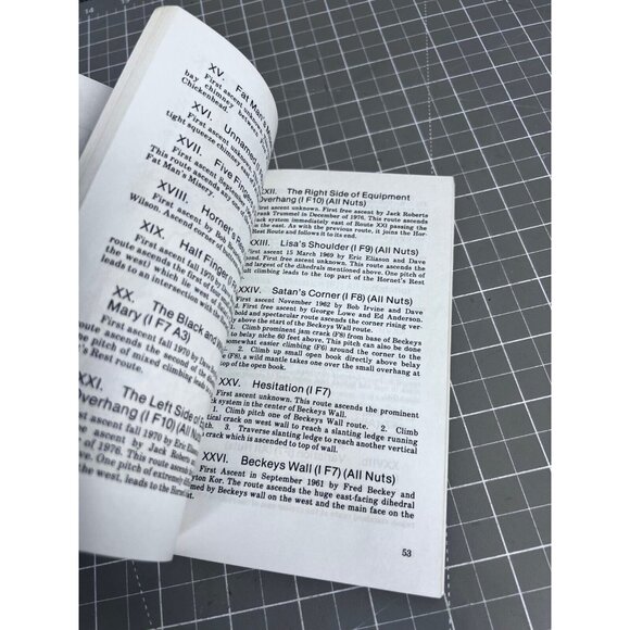 Wasatch Granite: A Rock Climbing Guide By Dave Smith 1977 Paperback - Picture 6 of 7